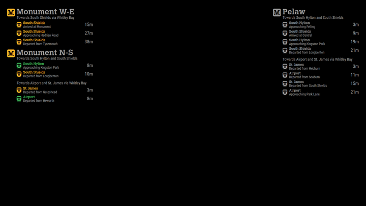 Writing a Magic Mirror² Module : NexusMetroRTI